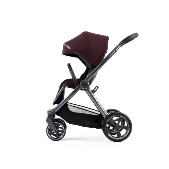 BabyStyle Oyster4 Pushchair Ultimate 12 Piece Bundle with Cybex Cloud T i-Size Car Seat and Base - Mulberry *Message us to check availability