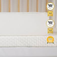 Little Acorns Davina 2 Piece Room Set with Drawer – Cashmere/Grey Ash Bamboo Mattress Drape