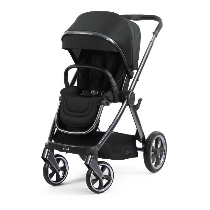 BabyStyle Oyster4 Pushchair Luxury 7 Piece Bundle with Cybex Cloud T i-Size Car Seat and Base - Black Olive  *Message to check delivery estimate