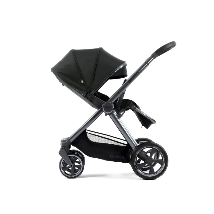 BabyStyle Oyster4 Pushchair Luxury 7 Piece Bundle with Cybex Cloud T i-Size Car Seat and Base - Black Olive  *Message to check delivery estimate