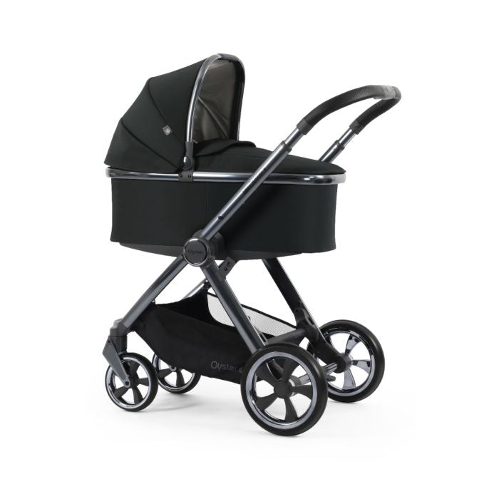BabyStyle Oyster4 Pushchair Luxury 7 Piece Bundle with Cybex Cloud T i-Size Car Seat and Base - Black Olive  *Message to check delivery estimate