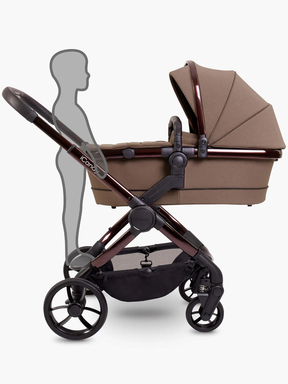 Peach 7 Coco Pushchair and Carrycot Ex Display