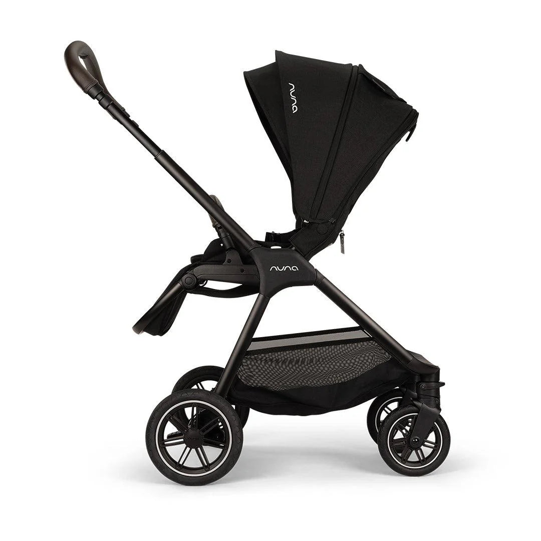Nuna Triv Next Stroller and Lytl Folding Carrycot - Caviar