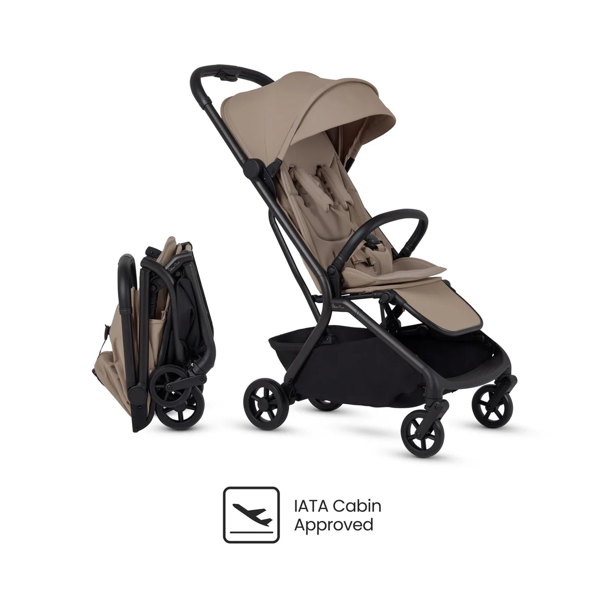 Silver Cross Nia Compact Travel Stroller Champagne