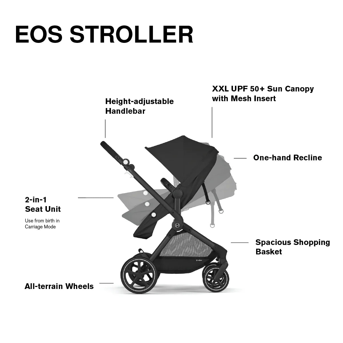 Cybex Eos 2 in 1 Inc Nuna Pipa Next Car Seat