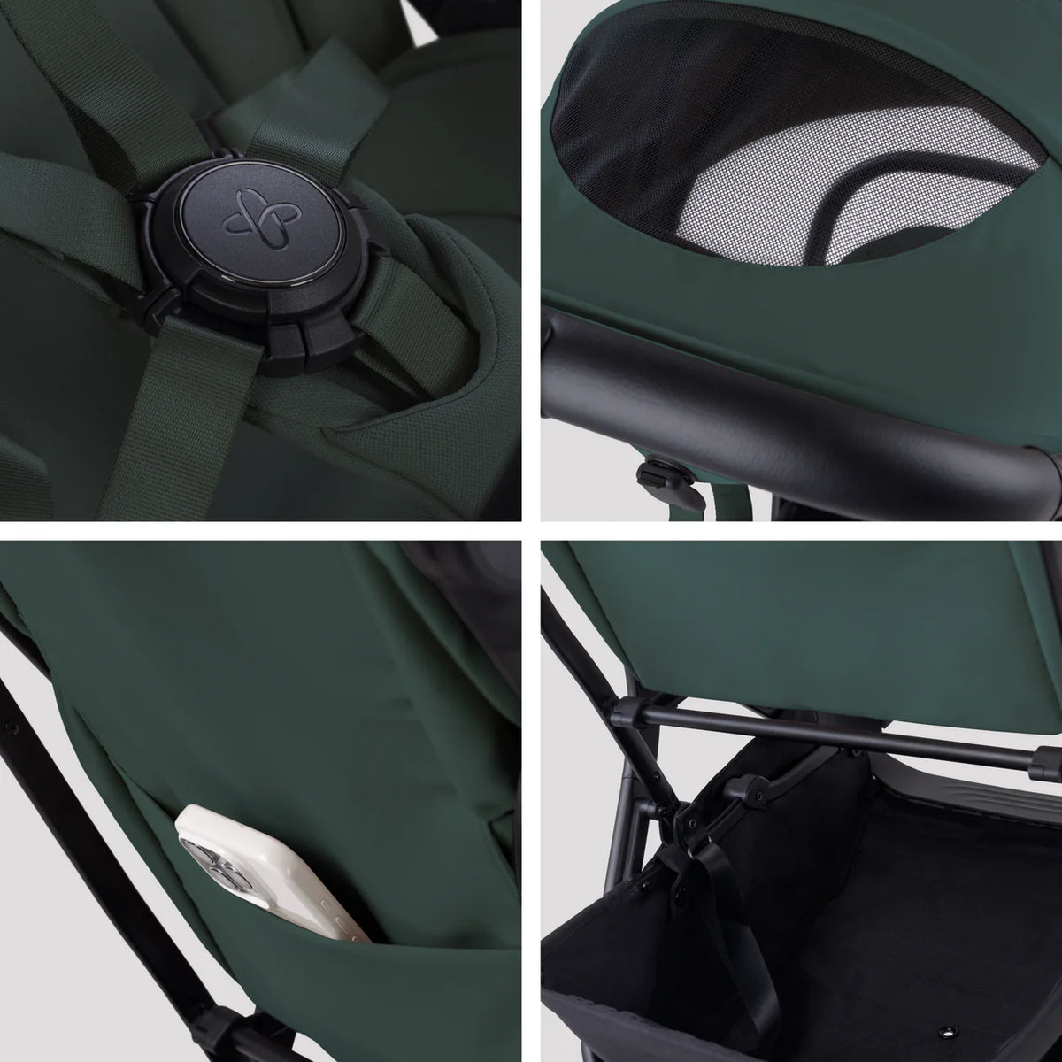 Silver Cross Nia Compact Travel Stroller Conifer