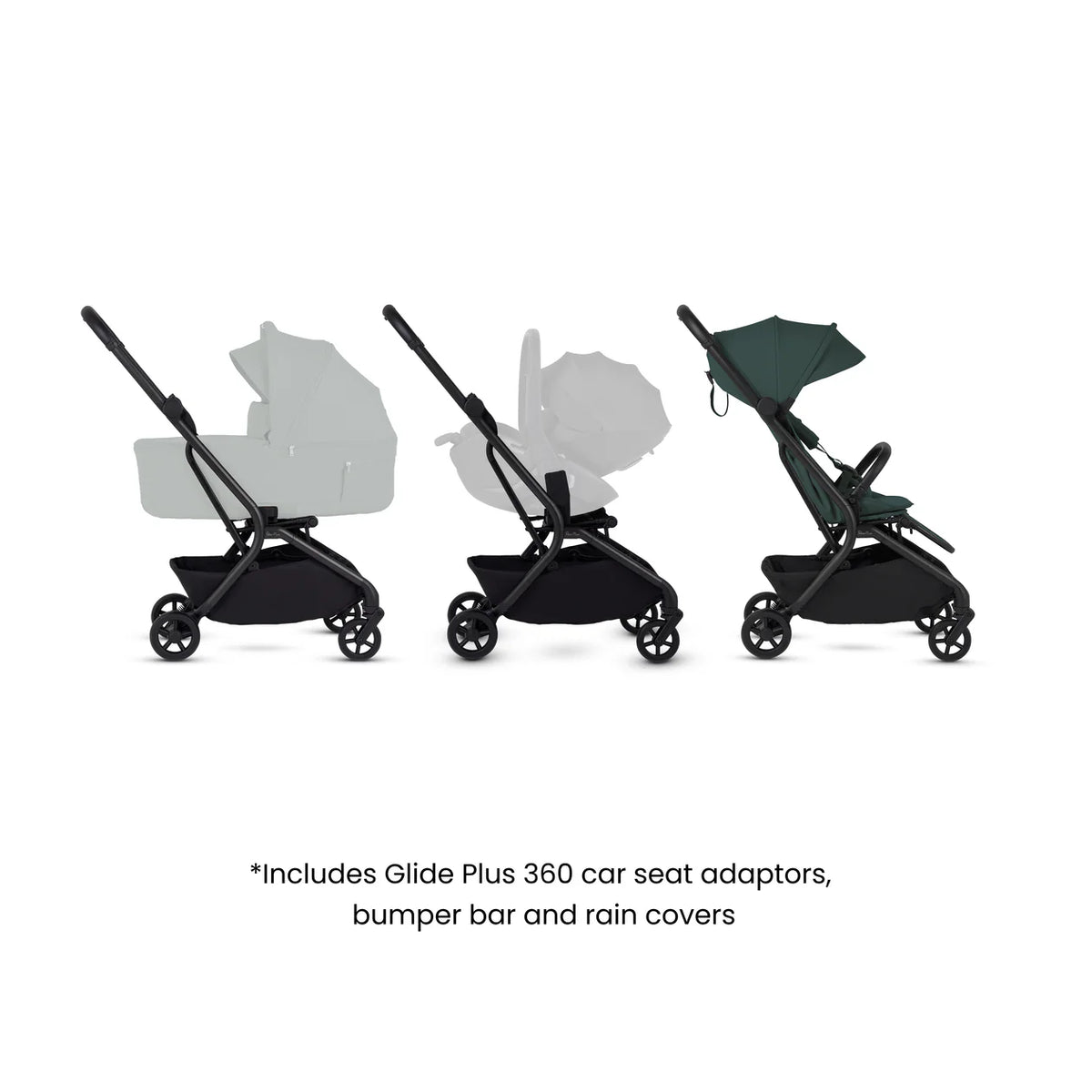 Silver Cross Nia Compact Travel Stroller Conifer