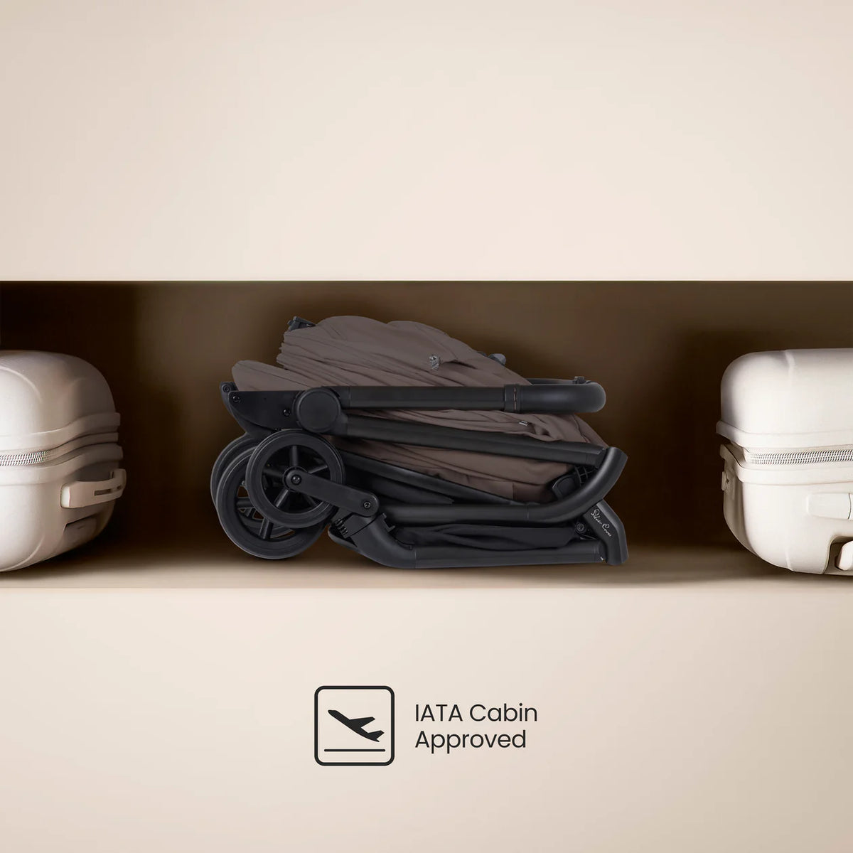 Silver Cross Nia Compact Travel Stroller Chocolate