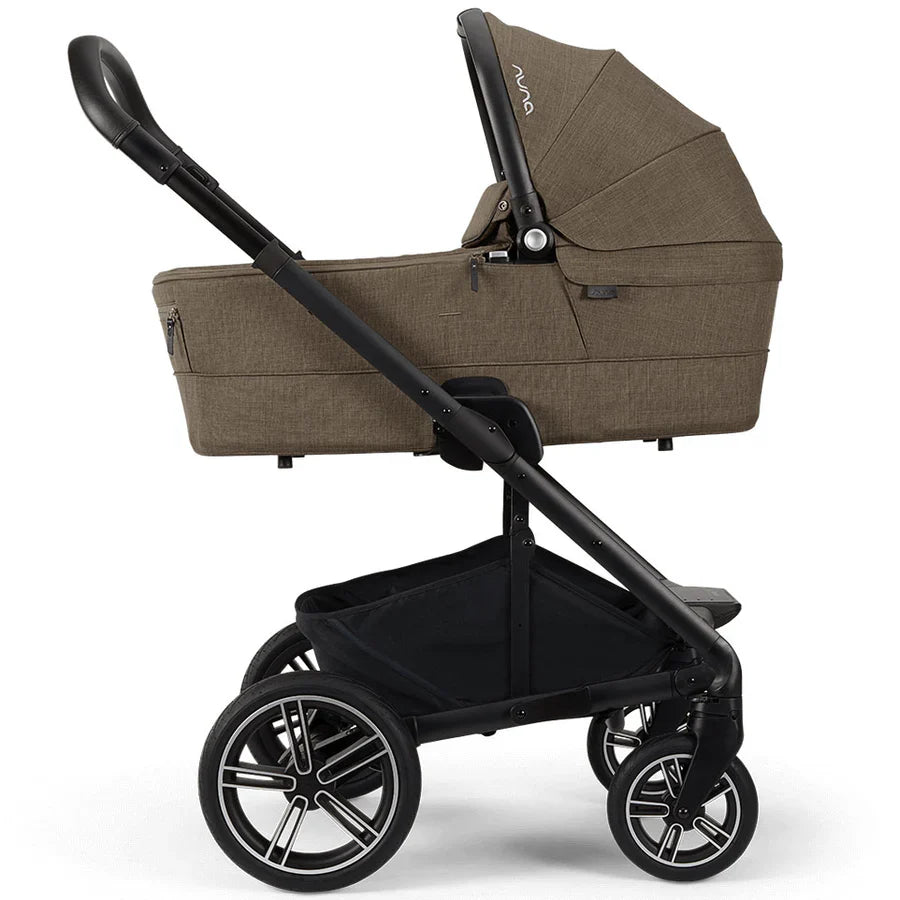 Nuna MIXX Next Pushchair, MIXX Next Carrycot, ARRA Flex Car Seat and BASE Curv Bundle, Pistachio FREE carrycot stand