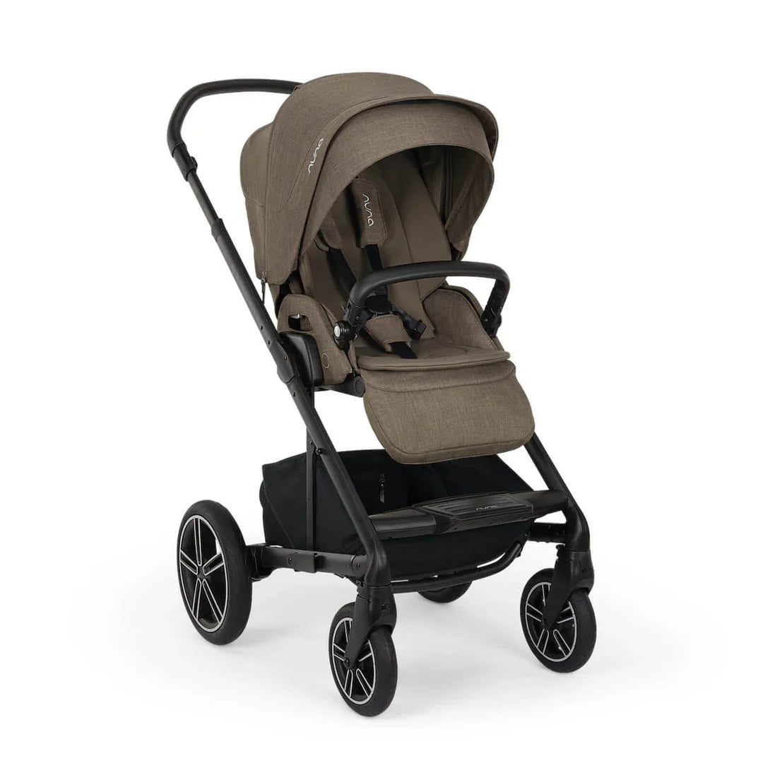 Nuna MIXX Next Pushchair, MIXX Next Carrycot, ARRA Flex Car Seat and BASE Curv Bundle, Pistachio FREE carrycot stand