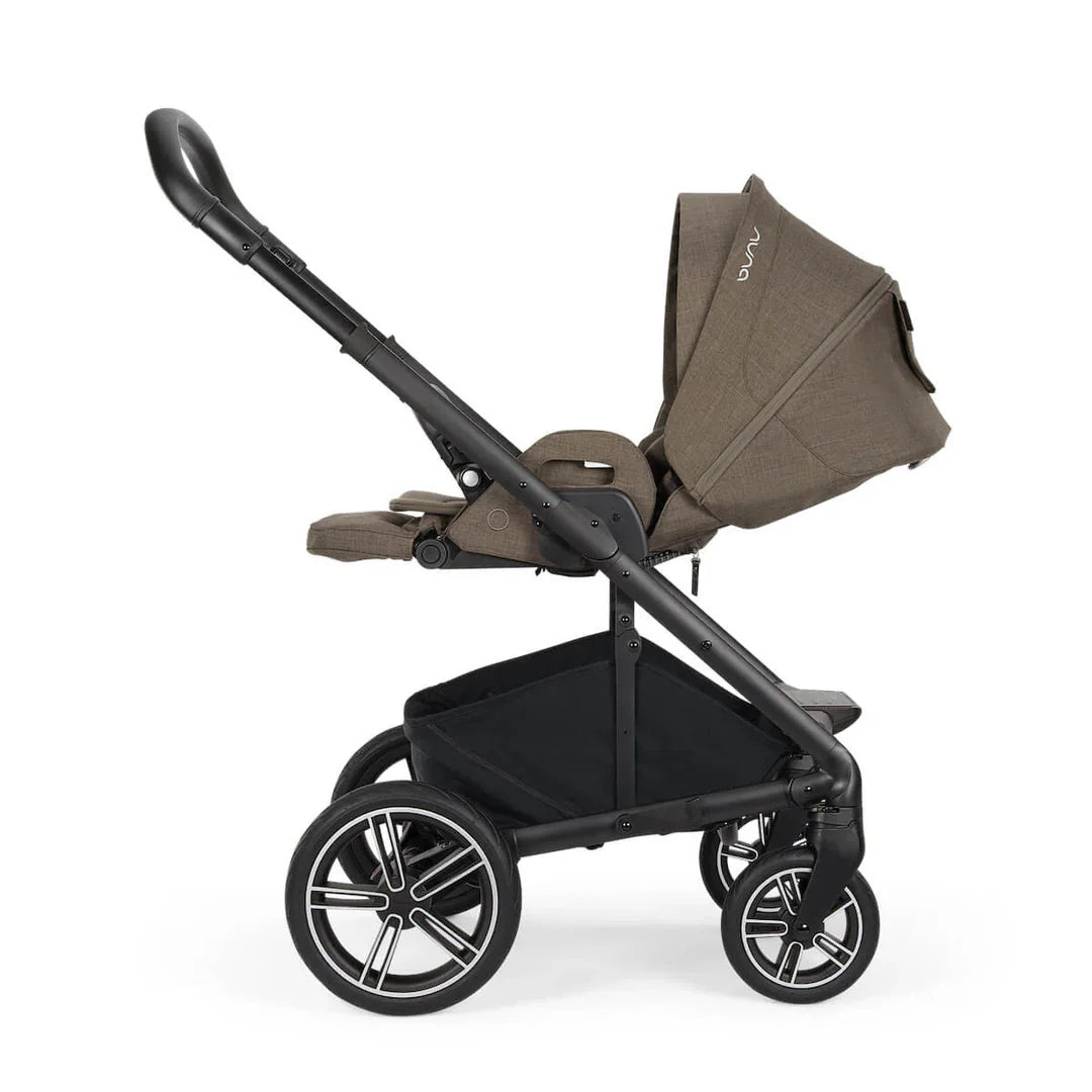 Nuna MIXX Next Pushchair, MIXX Next Carrycot, ARRA Flex Car Seat and BASE Curv Bundle, Pistachio FREE carrycot stand