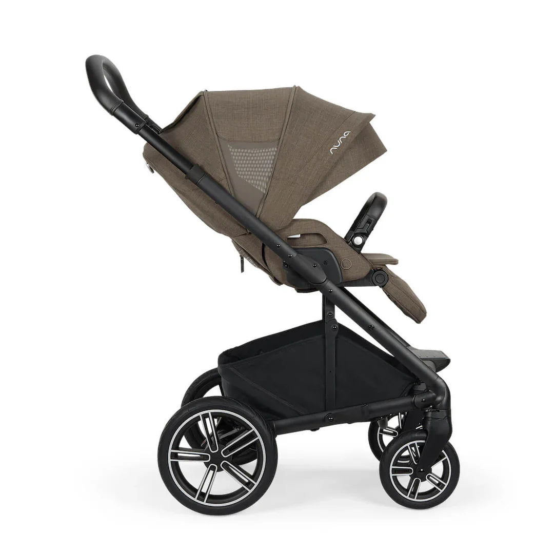 Nuna MIXX Next Pushchair, MIXX Next Carrycot, ARRA Flex Car Seat and BASE Curv Bundle, Pistachio FREE carrycot stand
