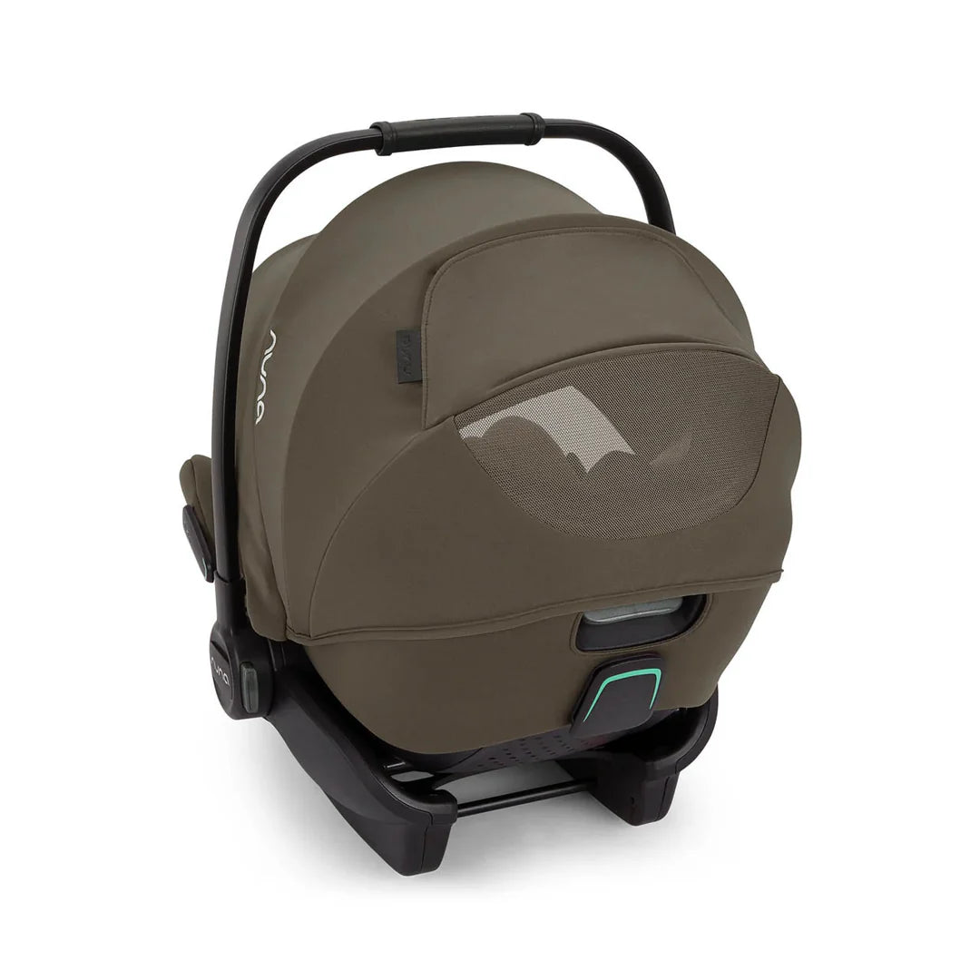 Nuna MIXX Next Pushchair, MIXX Next Carrycot, ARRA Flex Car Seat and BASE Curv Bundle, Pistachio FREE carrycot stand