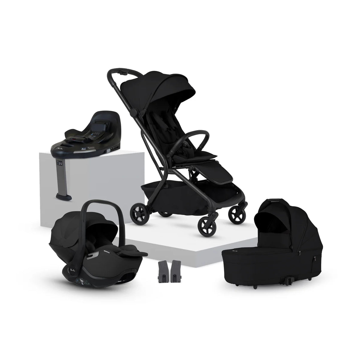 Silver Cross Nia Compact Travel System (8 Piece) Onyx