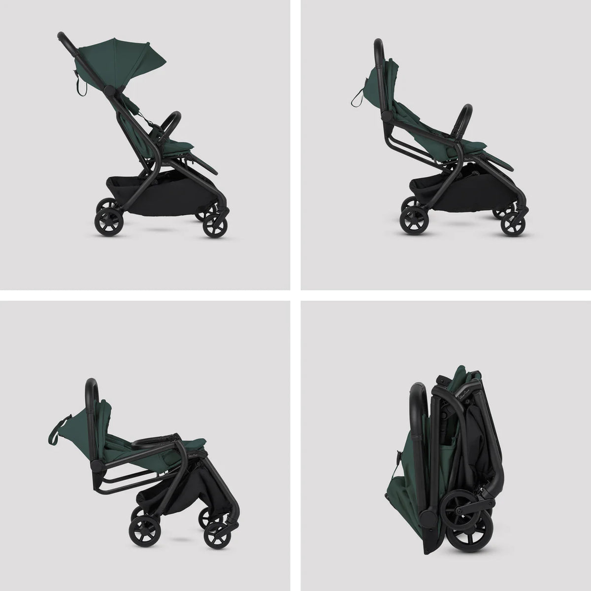 Silver Cross Nia Compact Travel System (8 Piece) Conifer
