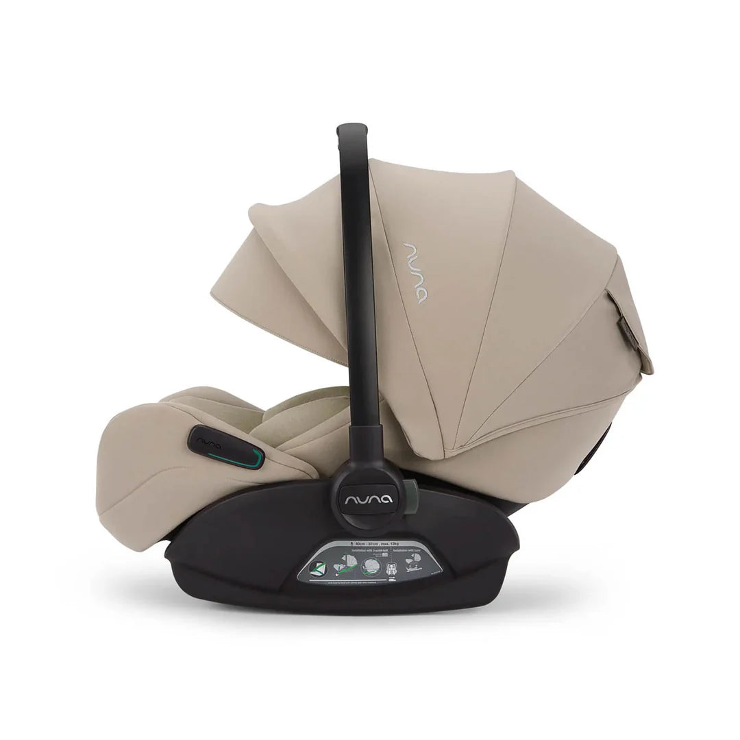 Nuna MIXX Next Pushchair, MIXX Next Carrycot, ARRA Flex Car Seat and BASE Curv Bundle, Chateau FREE Carrycot stand