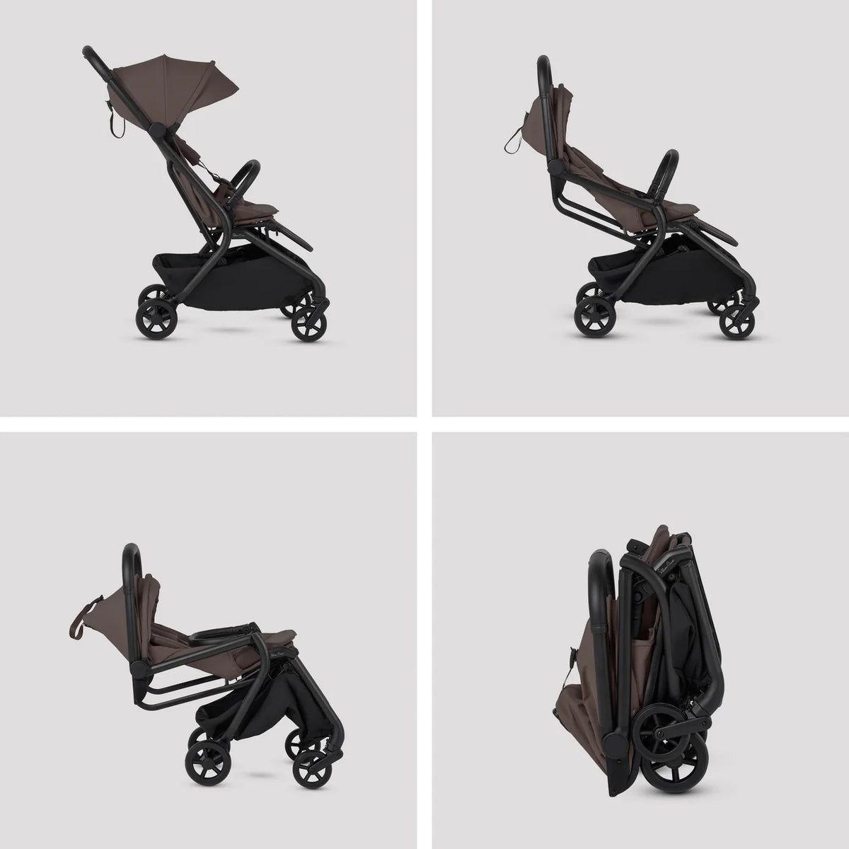 Silver Cross Nia Compact Travel System (8 Piece) Chocolate