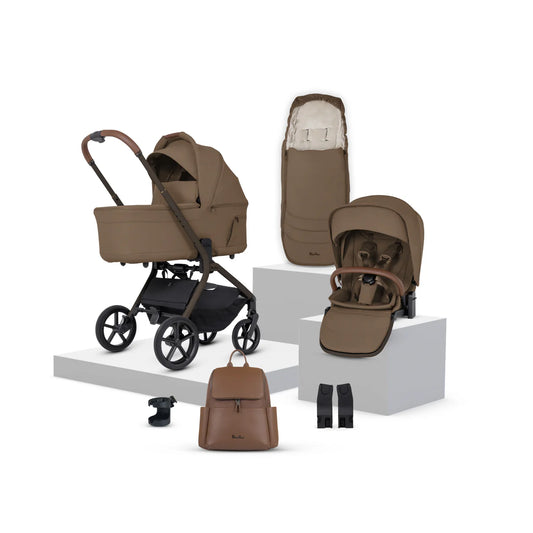 Silver Cross Breez Maple Travel System Accessory Bundle (10 Piece)