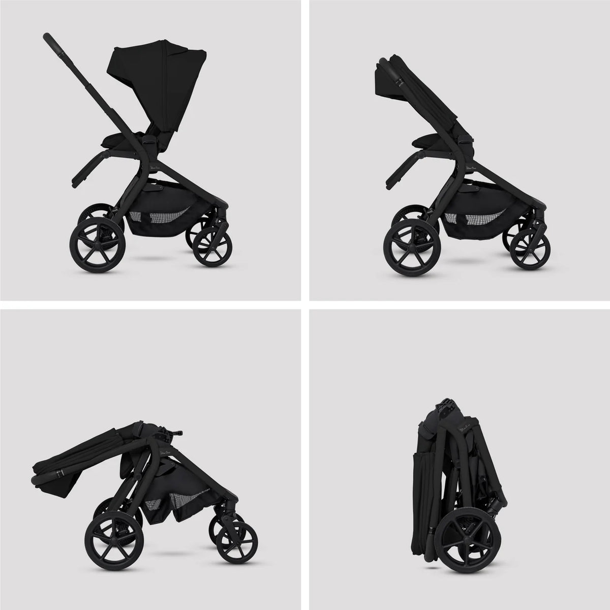 Silver Cross Breez Onyx Travel System Accessory Bundle (10 Piece)