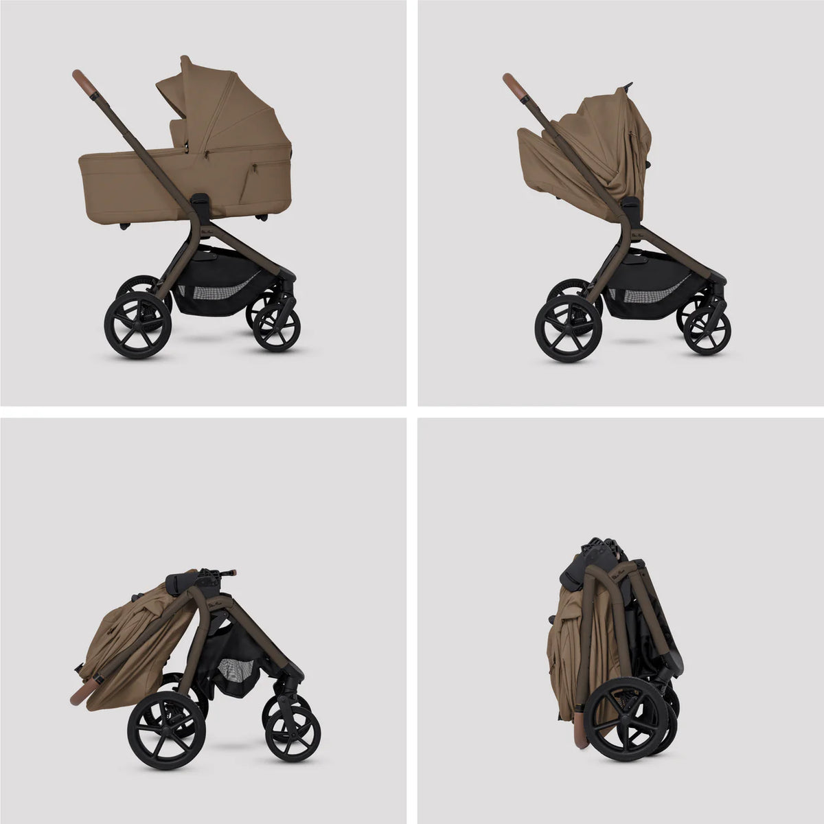 Silver Cross Breez Maple Travel System Ultimate 360 Infant Carrier Bundle (12 piece) Taupe