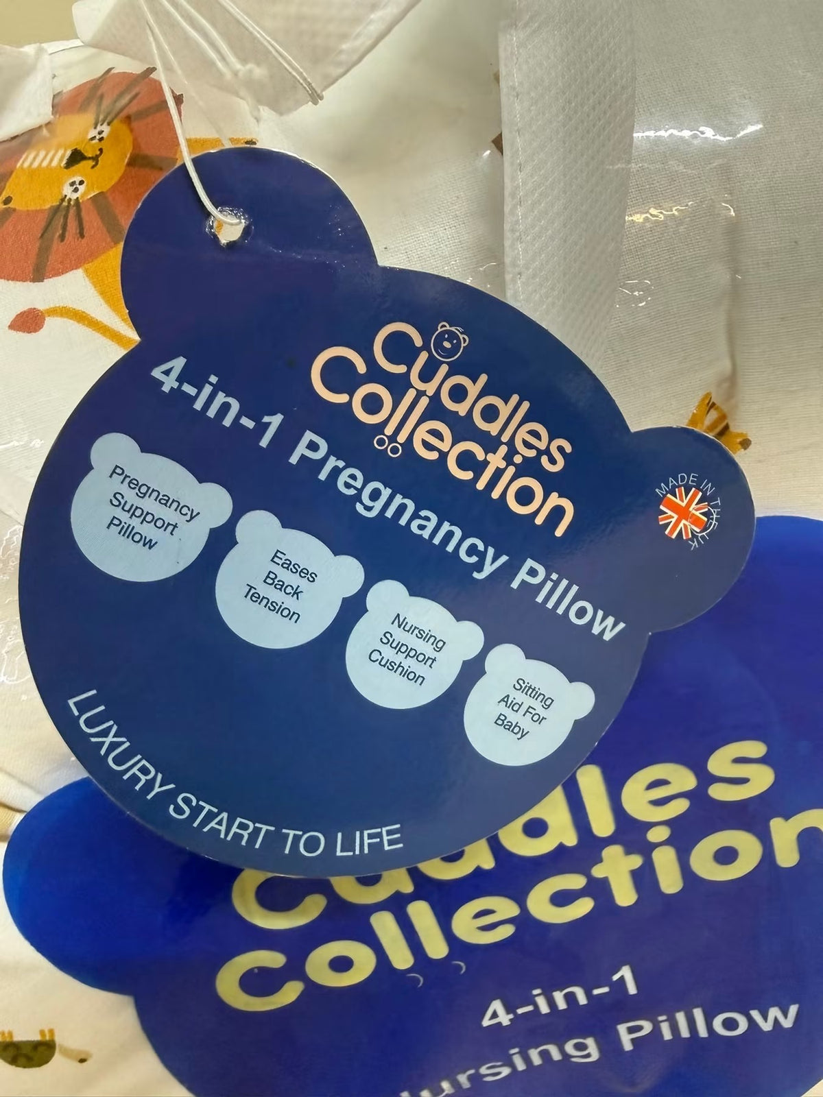Cuddles Collection 4 in 1 Pillow