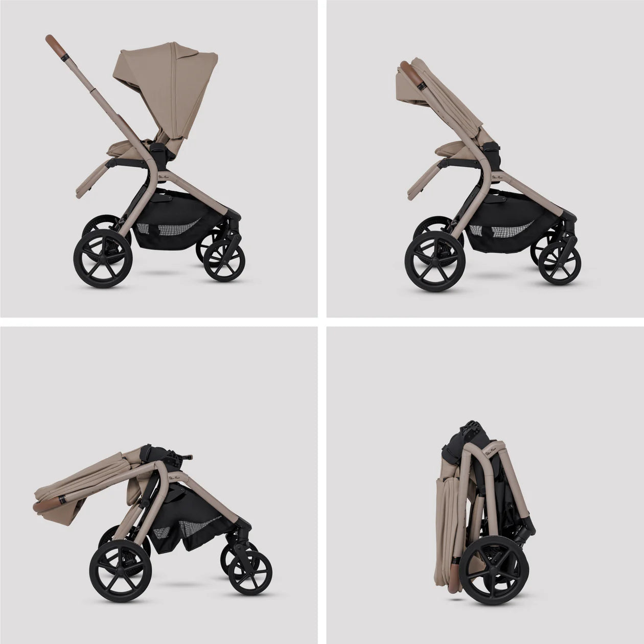 Silver Cross Breez Champagne Travel System Ultimate 360 Infant Carrier Bundle (12 piece)