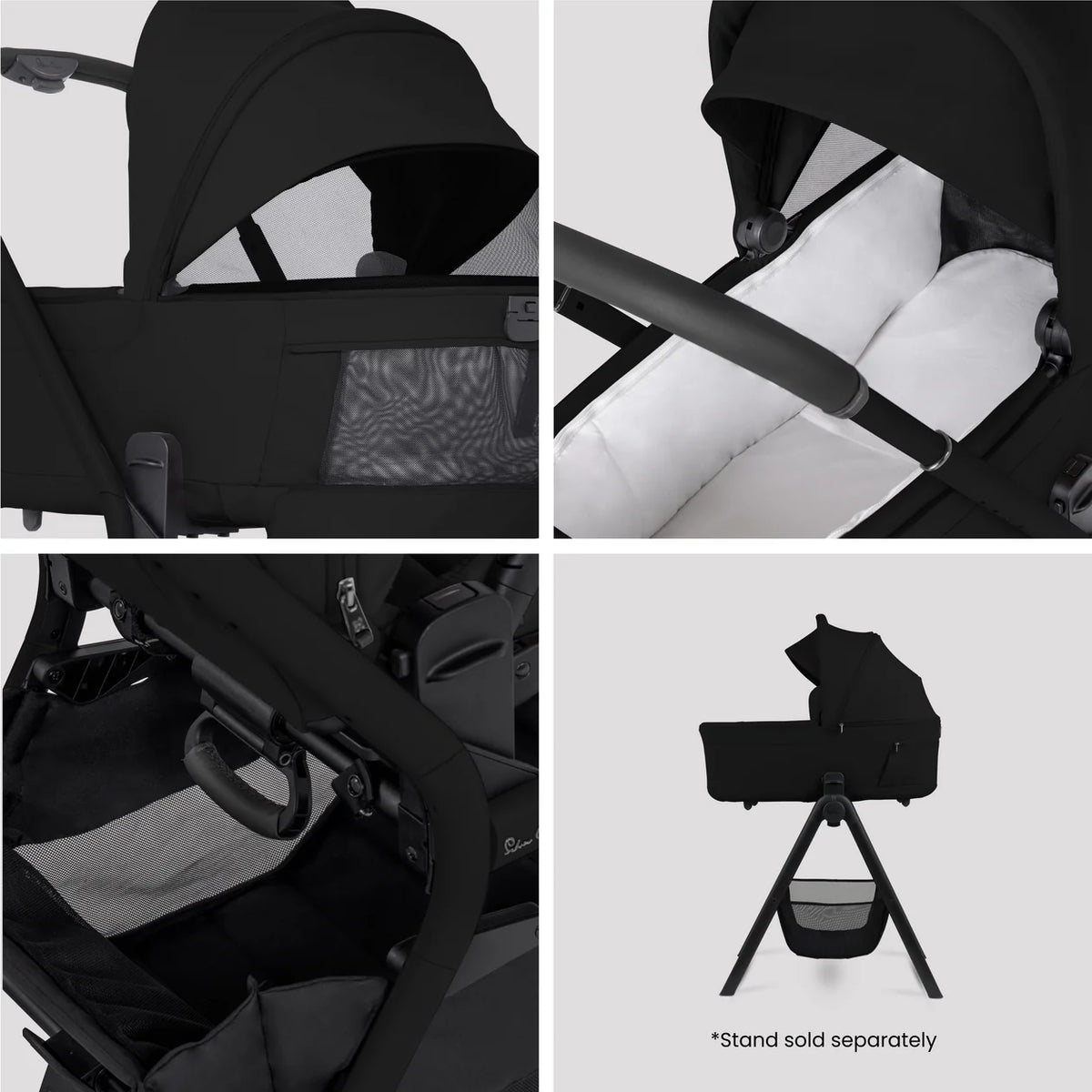 Silver Cross Breez Onyx Travel System Ultimate 360 Family Car Seat Bundle (13 piece)