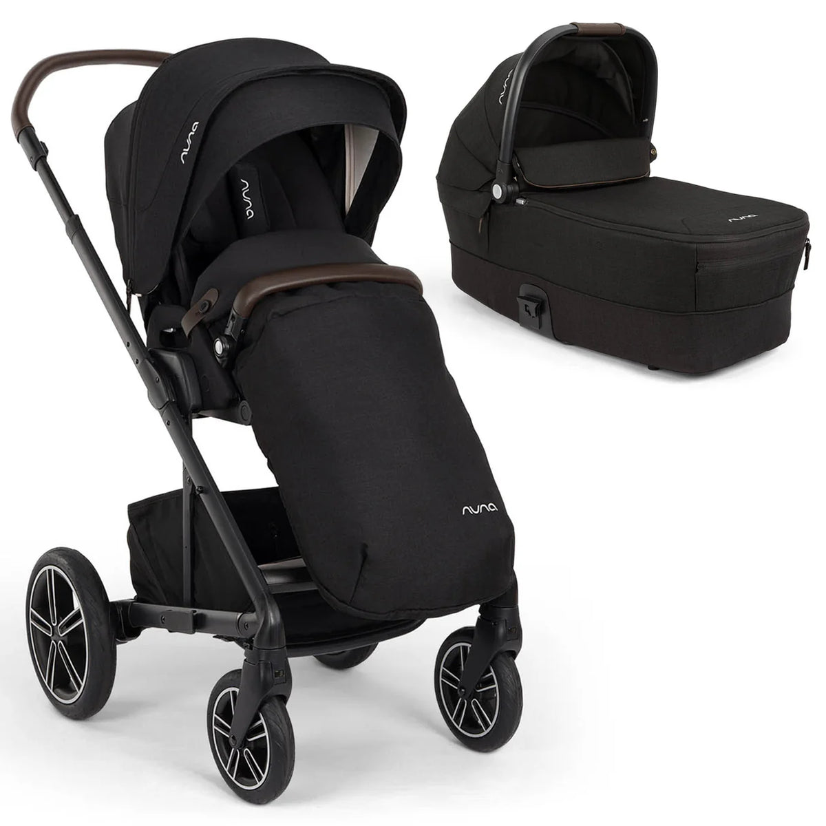Nuna Mixx Next Pushchair + Carrycot - Caviar 2026 Model