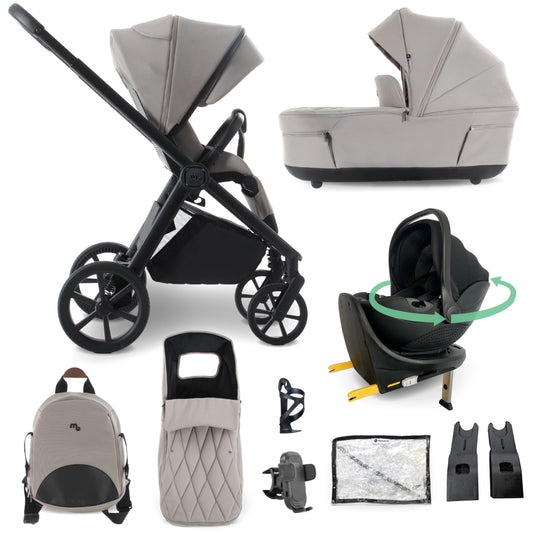 My Babiie MB450 Luxe Travel System - Mink 360 Base *PRE ORDER