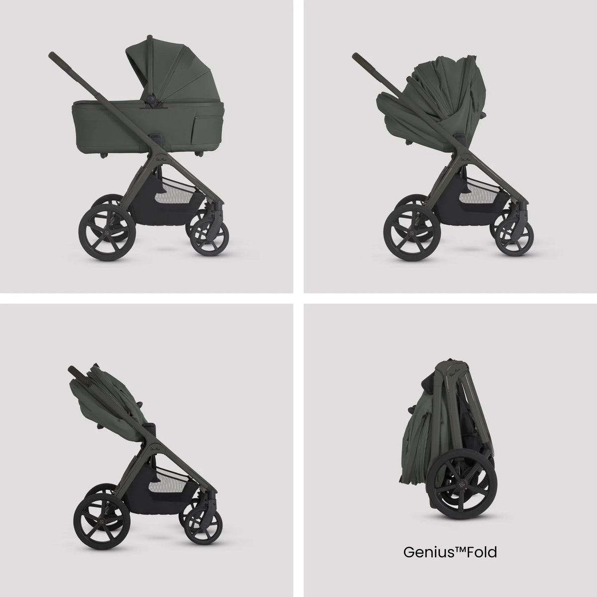 Silver Cross Cove 2 Pushchair with Accessory Bundle Pewter