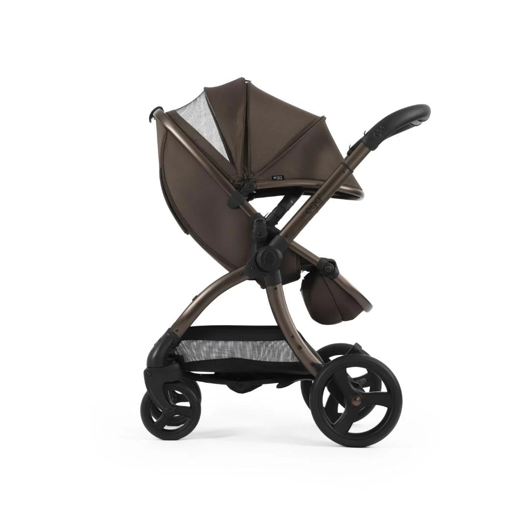 Egg 3 Luxury Travel Bundle With Shell i-Size Car Seat Chocolate Velvet