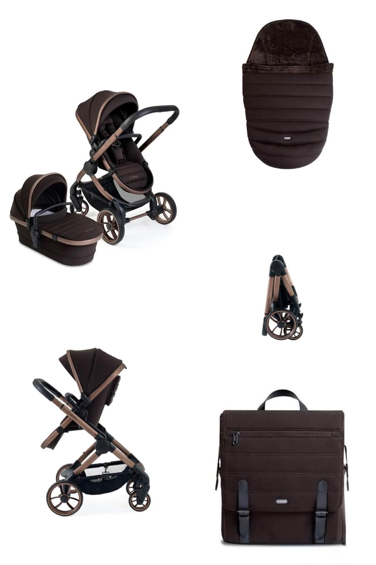 iCandy Peach 7 With Bag and Footmuff Ex Display Pecan