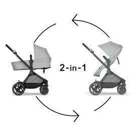 Cybex Eos 2 in 1 Lava Grey Inc Car Seat Adapters