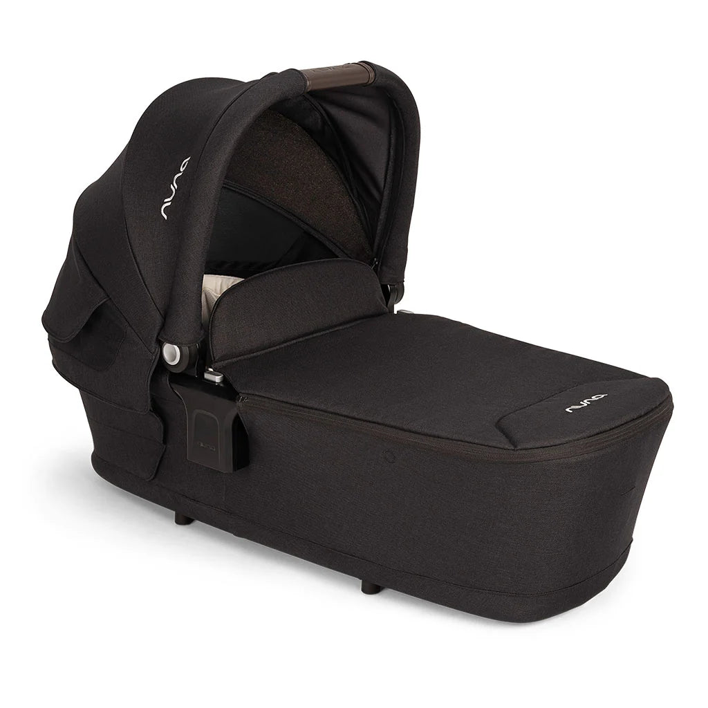 Nuna TRIV Next Travel System Caviar With Arra Flex Car Seat