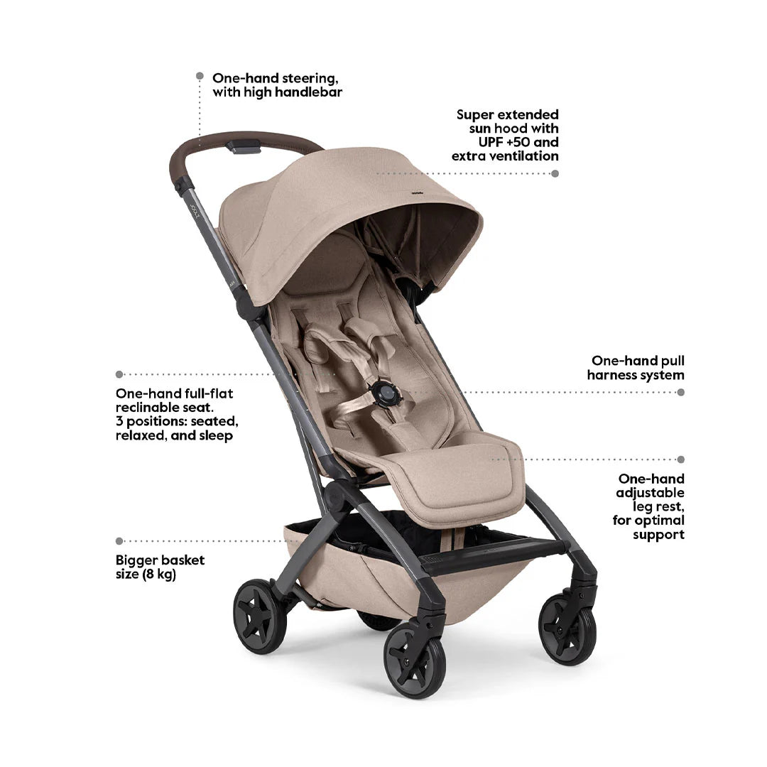 Joolz Aer2 Compact Stroller - Sandy Taupe