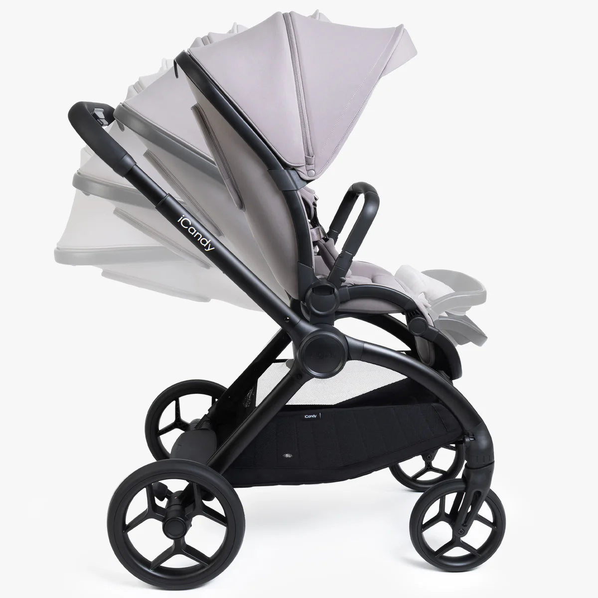 iCandy Core 2 Pushchair and Carrycot - Complete Bundle Storm Grey