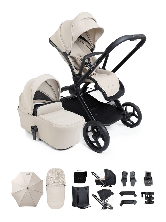 iCandy Core 2 Pushchair and Carrycot - Complete Bundle Sandstone