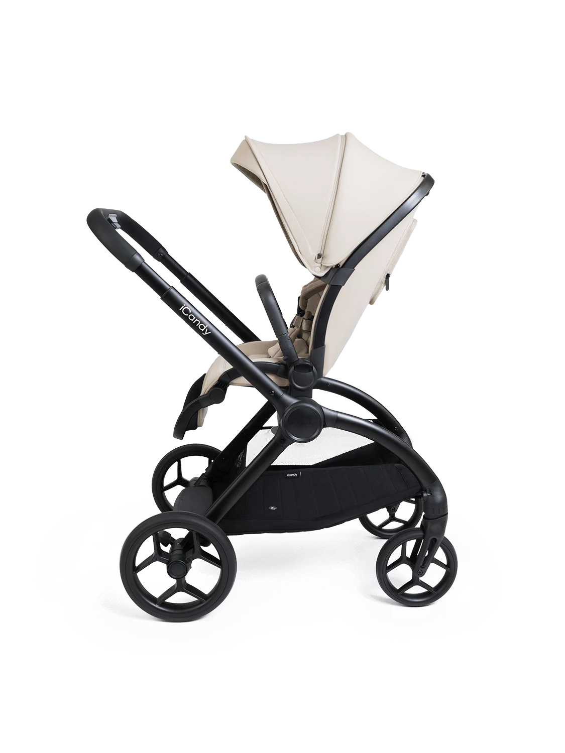 iCandy Core 2 Pushchair and Carrycot - Complete 360 Car Seat Bundle Sandstone