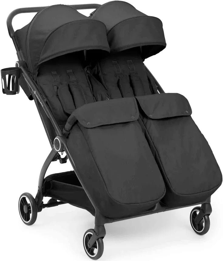 Ickle Bubba Aries Double Max Stroller Black