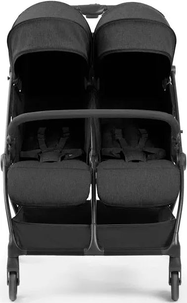 Ickle Bubba Aries Double Max Stroller Black