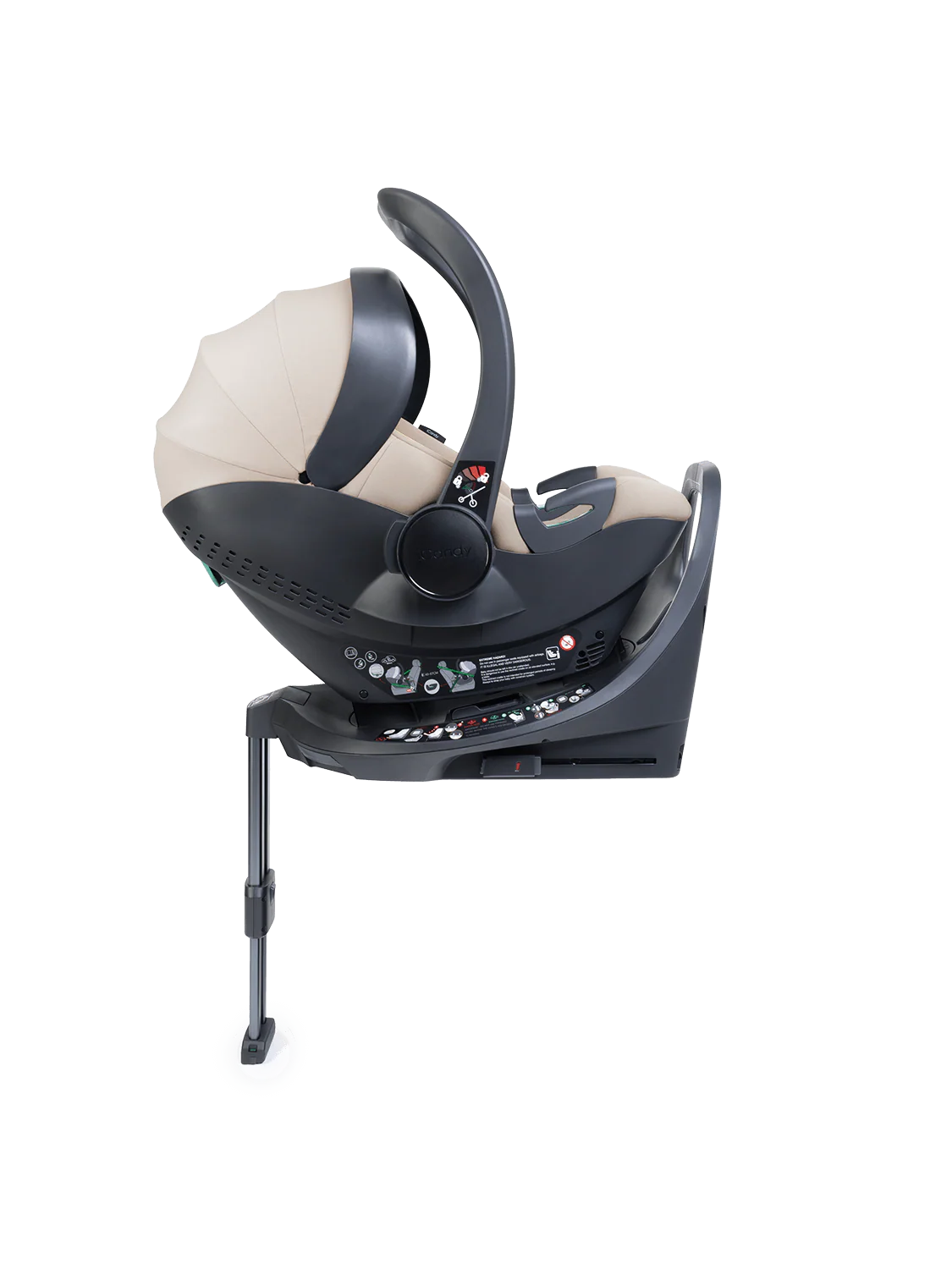 iCandy Core 2 Pushchair and Carrycot - Complete 360 Car Seat Bundle Sandstone