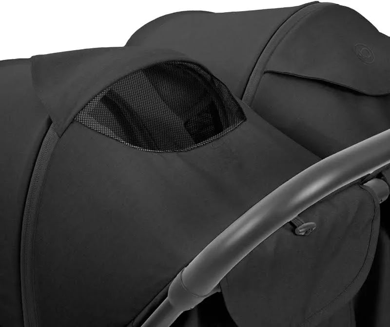 Ickle Bubba Aries Double Max Stroller Black