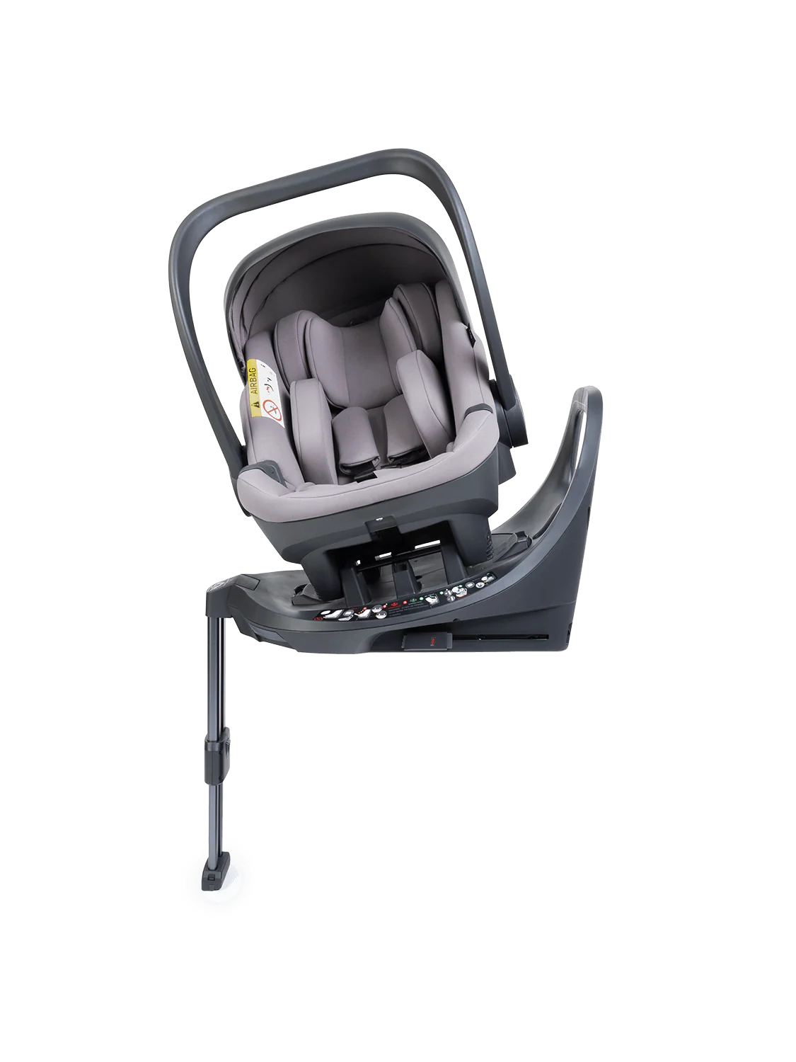 iCandy Core 2 Pushchair and Carrycot - Complete 360 Car Seat Bundle Storm Grey