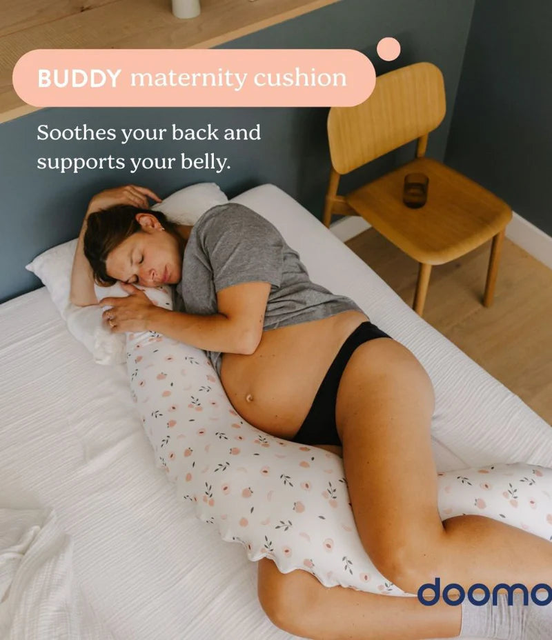 Doomoo Buddy Pregnancy Pillow Microbead Peaches