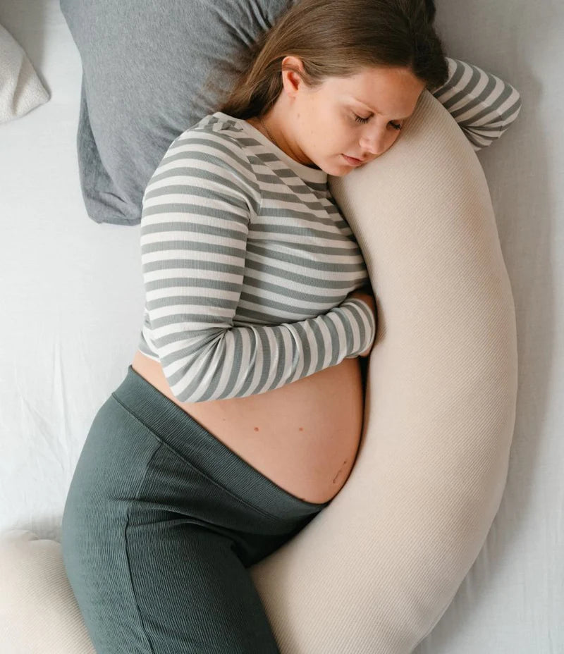 Doomoo Buddy Pregnancy Pillow Microbead Corduroy Sand
