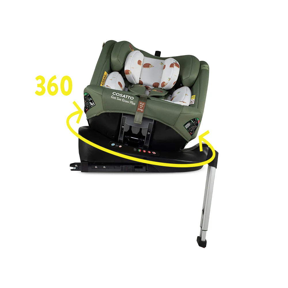 Cosatto Get Set Grow Plus i-Size 360 Car Seat  Hoglet *SEPTEMBER OFFER