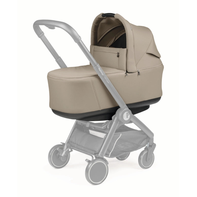 Peg Perego City Loop Chassis, Seat Unit, Carrycot & Primo Viaggio Car Seat Bundle - Vanilla Blend