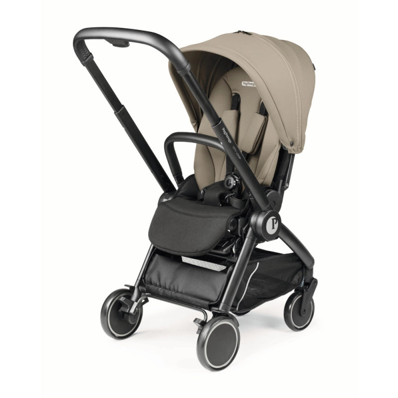 Peg Perego City Loop Chassis, Seat Unit & Primo Viaggio Car Seat Bundle - Vanilla Blend