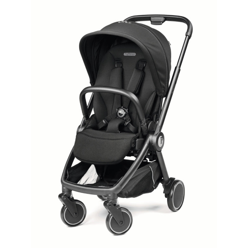 Peg Perego City Loop Chassis, Seat Unit, Carrycot & Primo Viaggio Car Seat Bundle - True Black