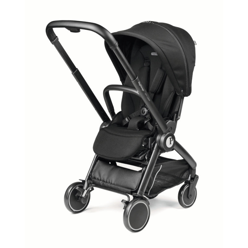 Peg Perego City Loop Chassis, Seat Unit, Carrycot & Primo Viaggio Car Seat Bundle - True Black